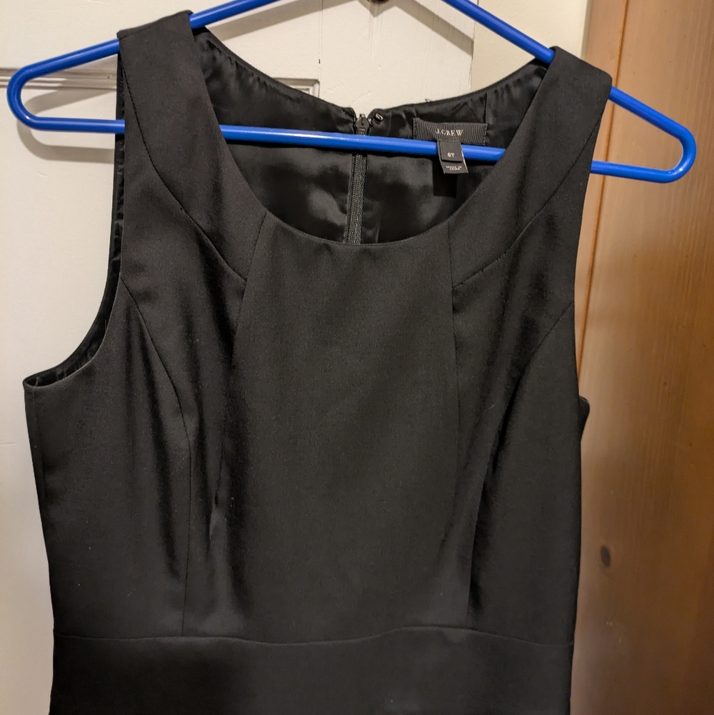 JCrew Black Sleeveless Midi Dress - Picture 3 of 4